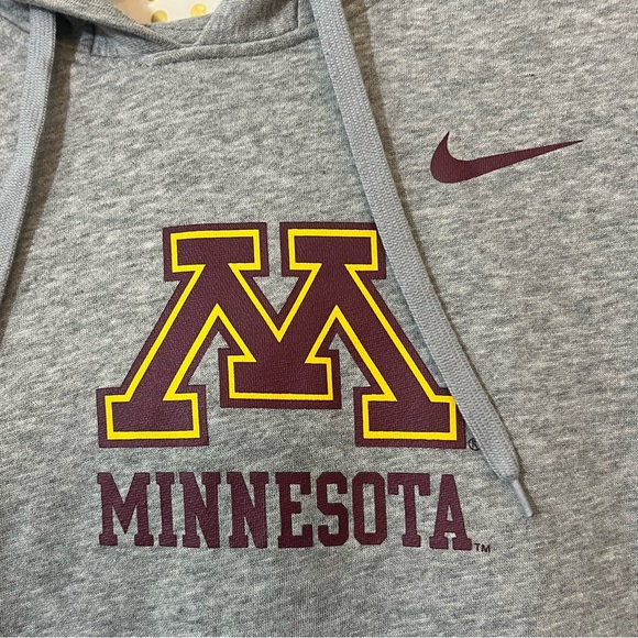 Nike Heather Gray Women’s Minnesota Pullover Hoodie size Large - Picture 3 of 11